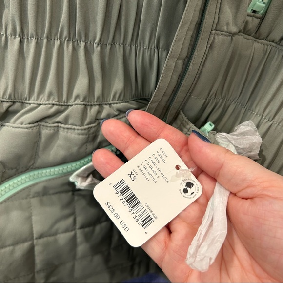 NWT Free People All Prepped Ski Jacket Greyed Olive - Picture 11 of 12